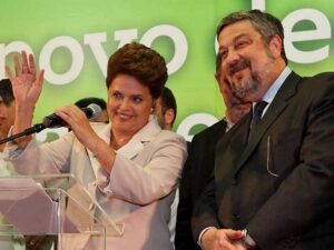 Dilma Rousseff e ministro Antonio Palocci